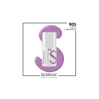 Semilac Professional - Lakier Hybrydowy 905 Soft Lavender 7 ml